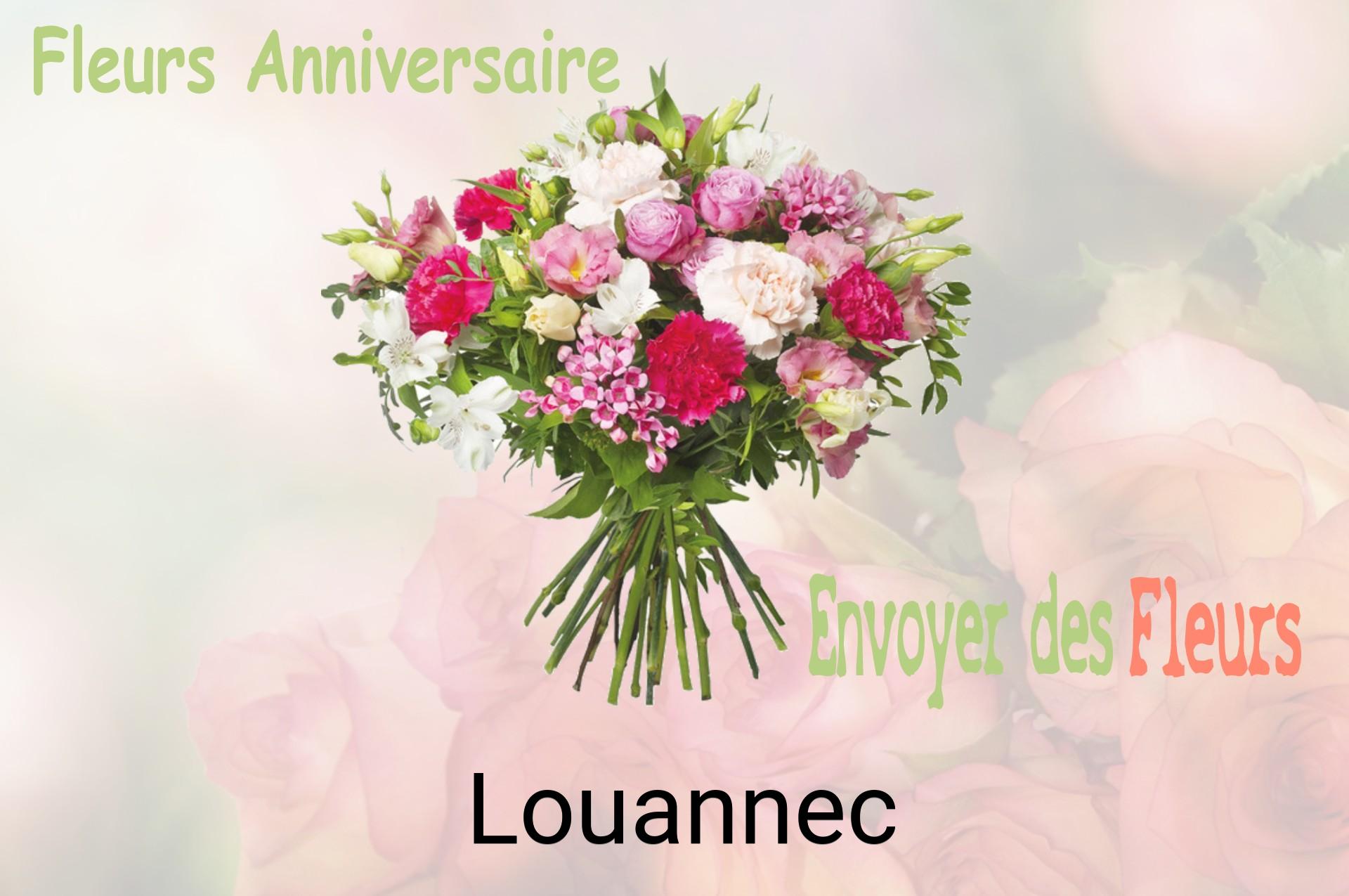 Bouquet de fleurs d’anniversaire livré à Louannec