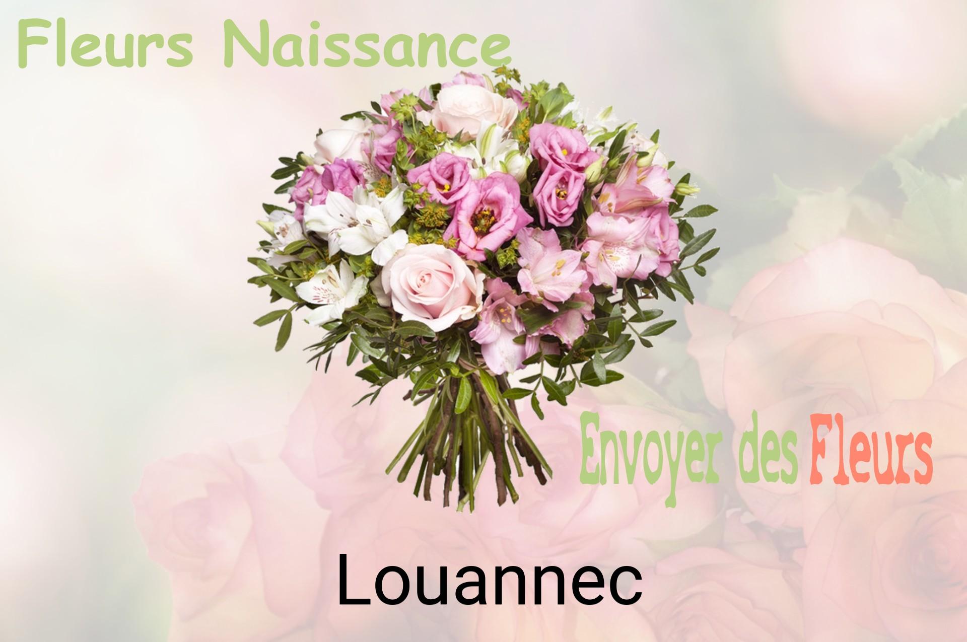 Bouquet de fleurs de naissance livré à Louannec